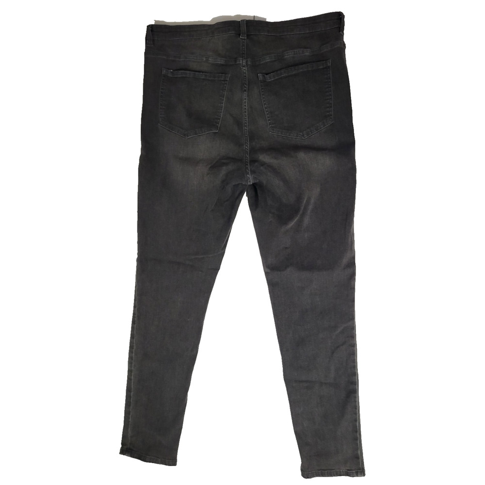 Universal Standard Vintage Logan Jeans Womens 18 Gray High Rise Skinny Stretch - Picture 2 of 9
